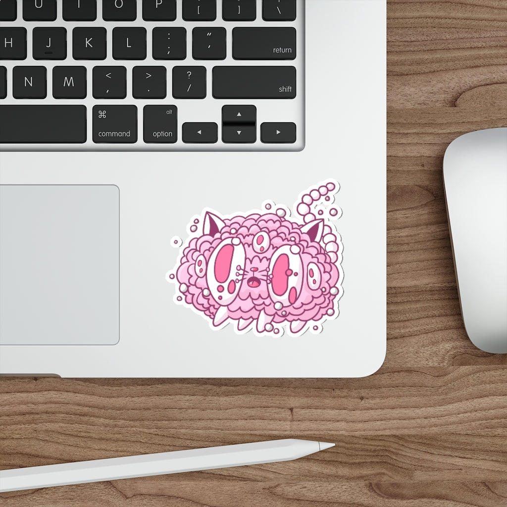 Fluff Cat Die-Cut Sticker