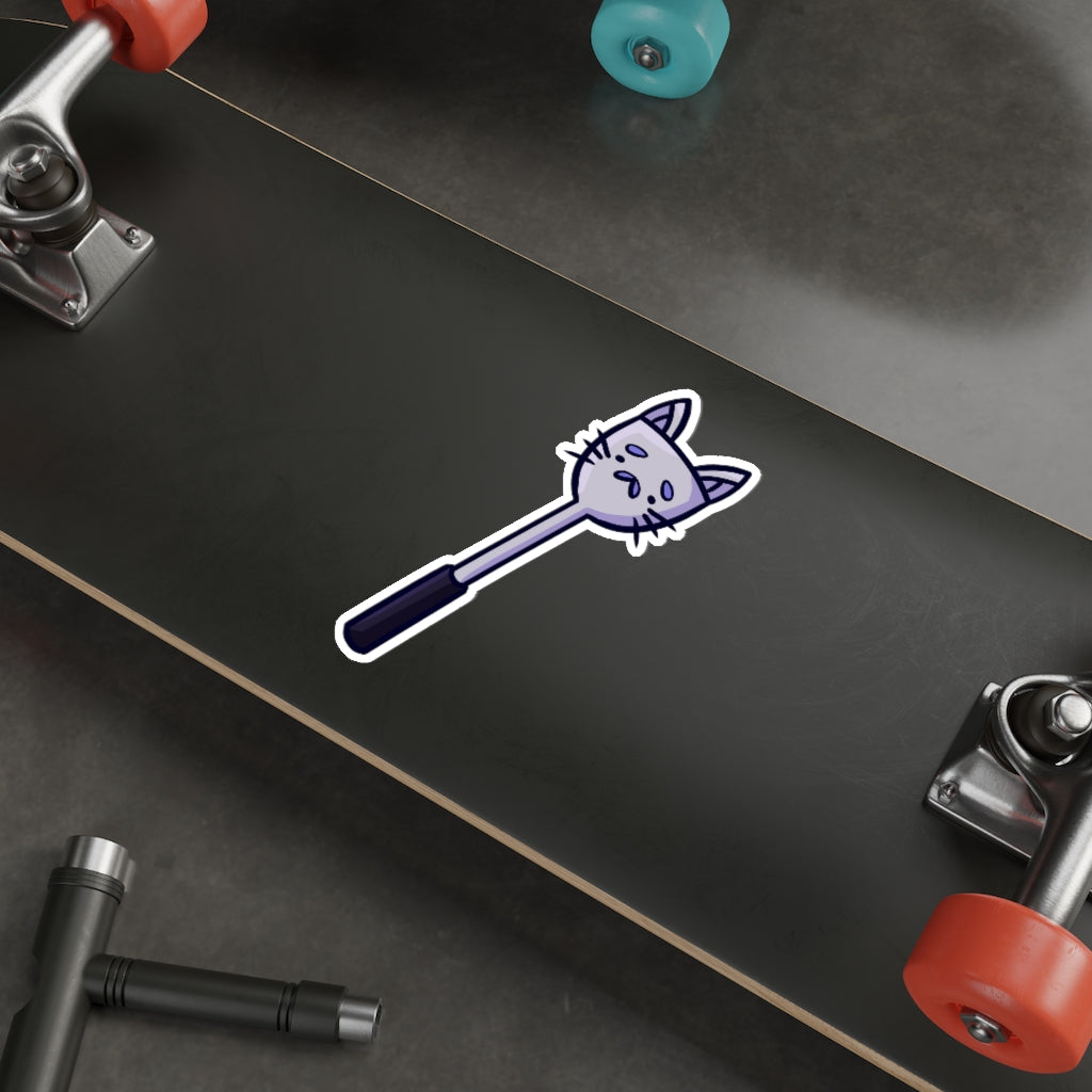 Spatula Cat Die-Cut Sticker