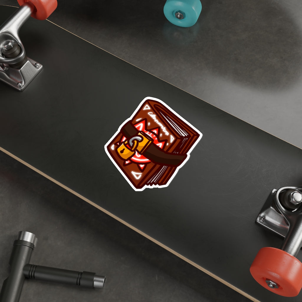 Grimoire Cat Die-Cut Sticker