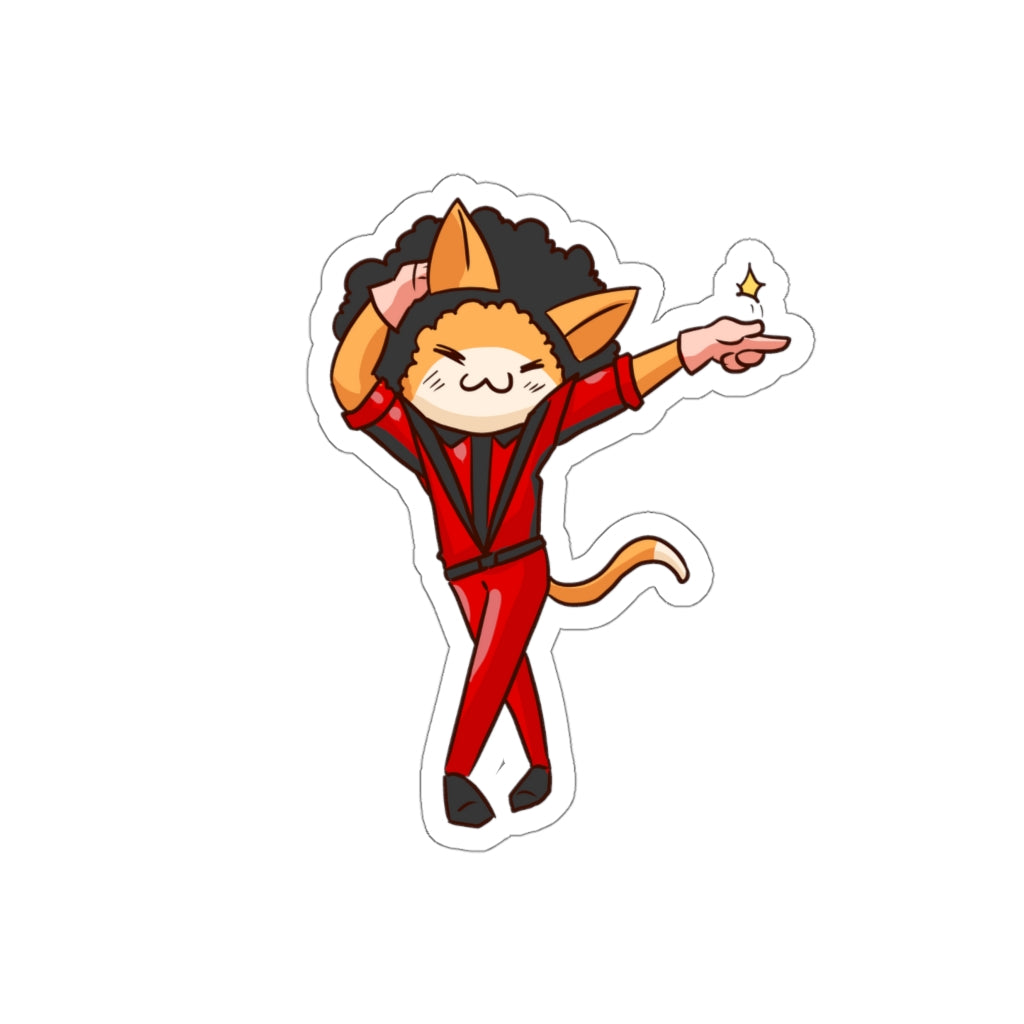 Pop Cat Die-Cut Sticker
