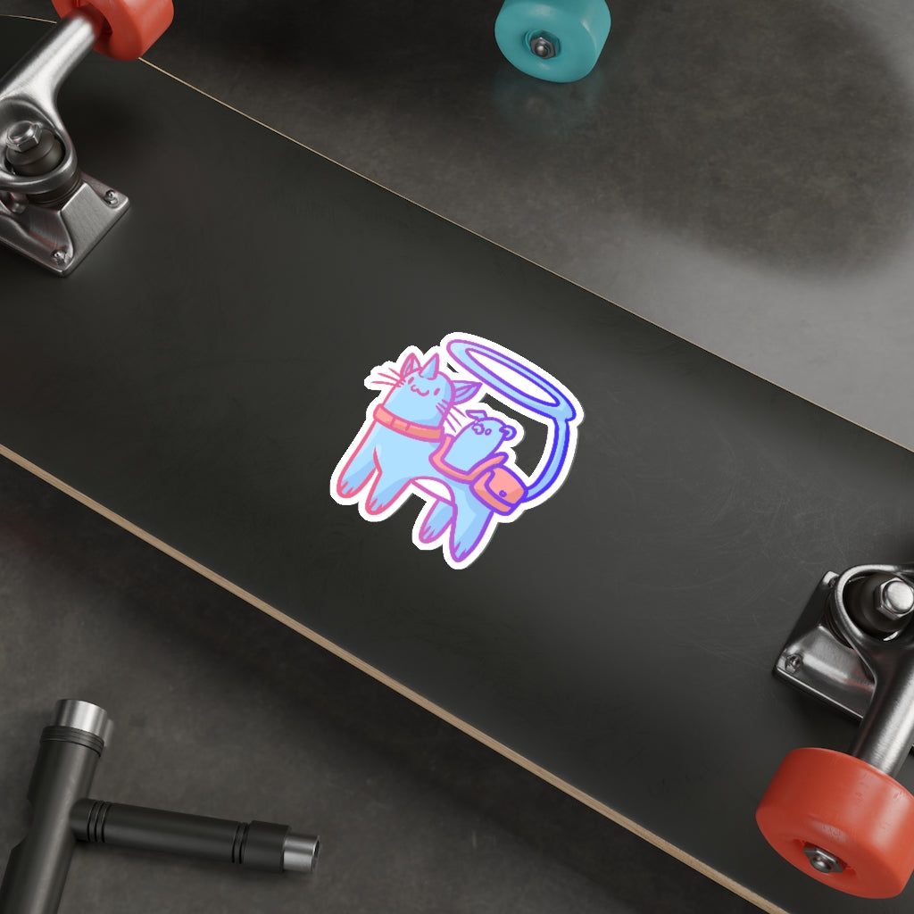 Magical Adventure Cat Die-Cut Sticker