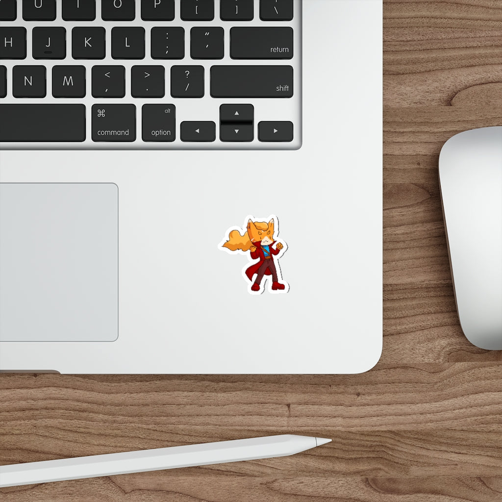 Adventurer Cat Die-Cut Sticker
