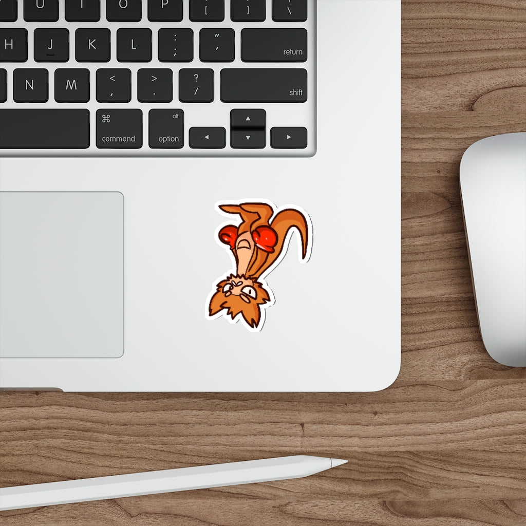 Kangaroo Cat Die-Cut Sticker
