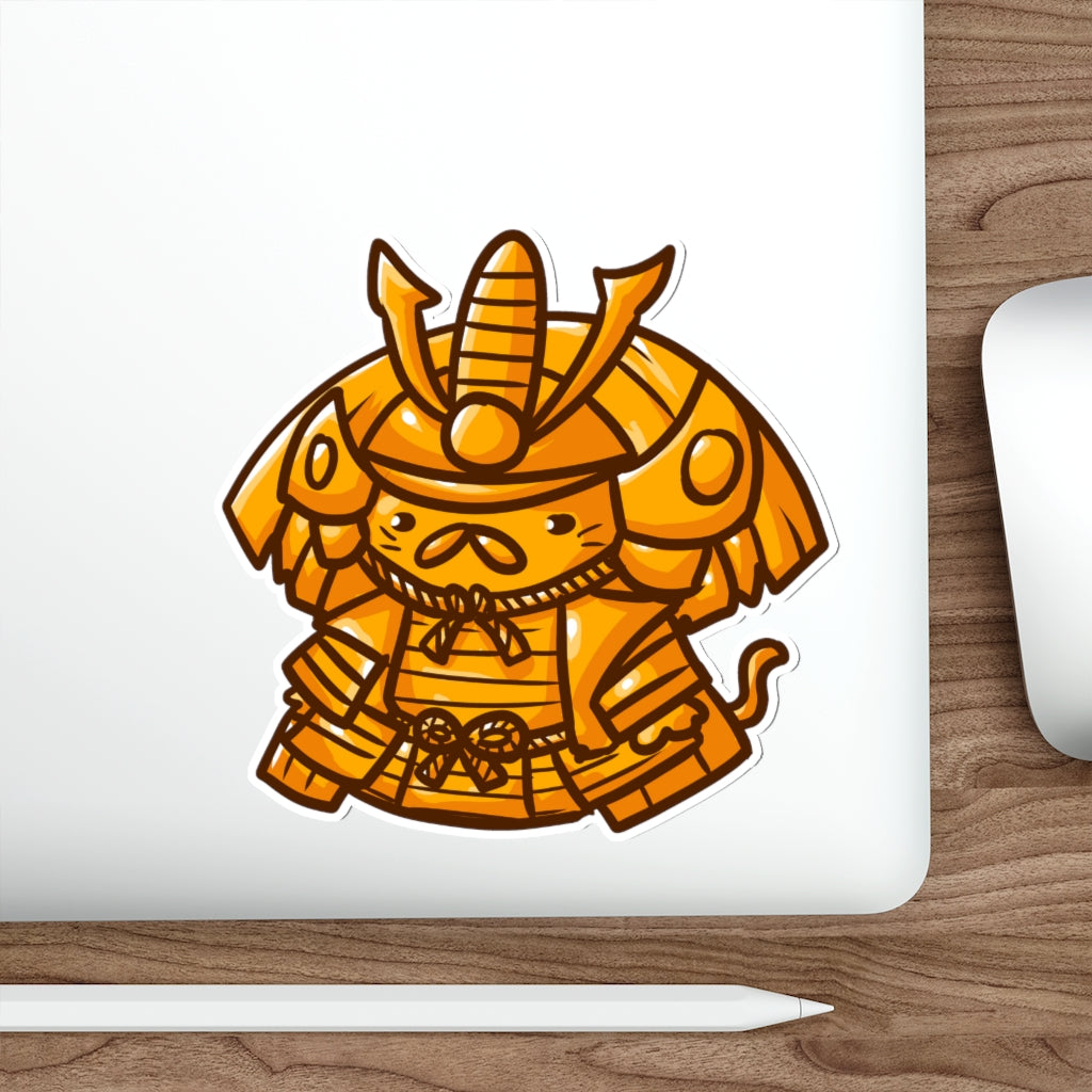 Shogun Cat Die-Cut Sticker