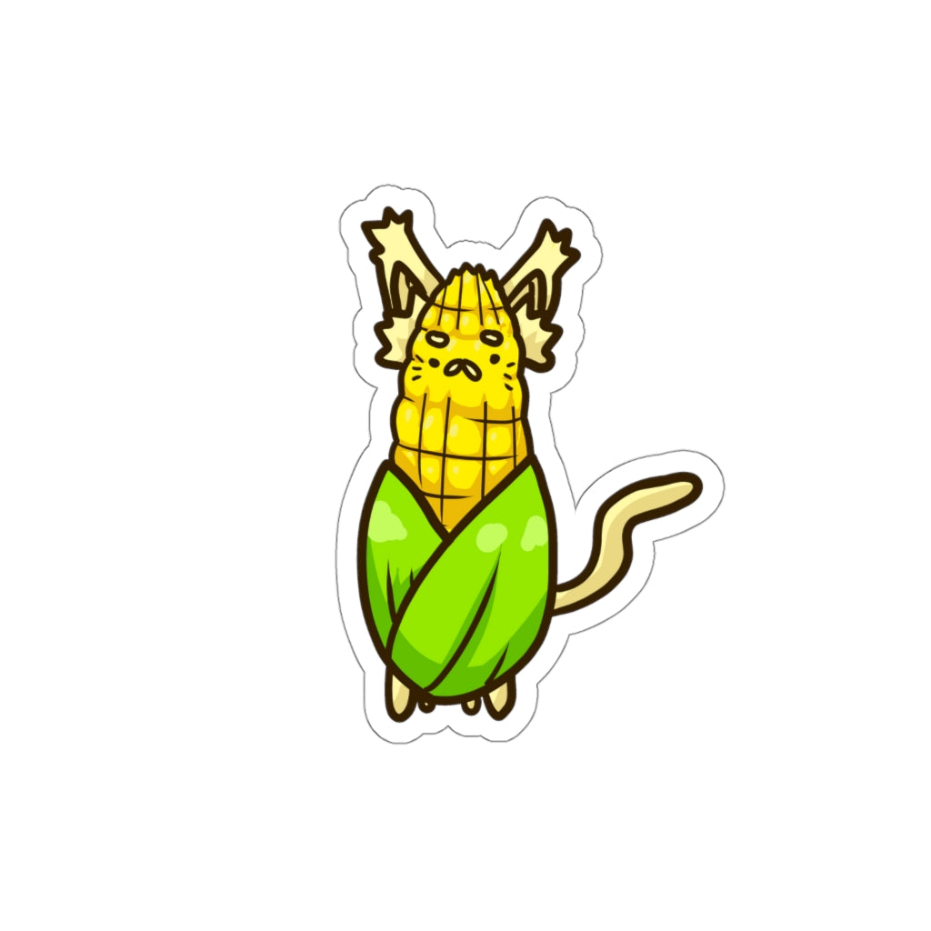 Corn Cat Die-Cut Sticker