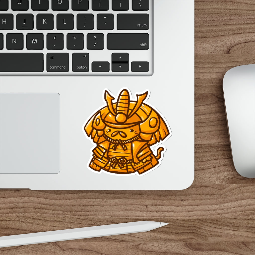 Shogun Cat Die-Cut Sticker