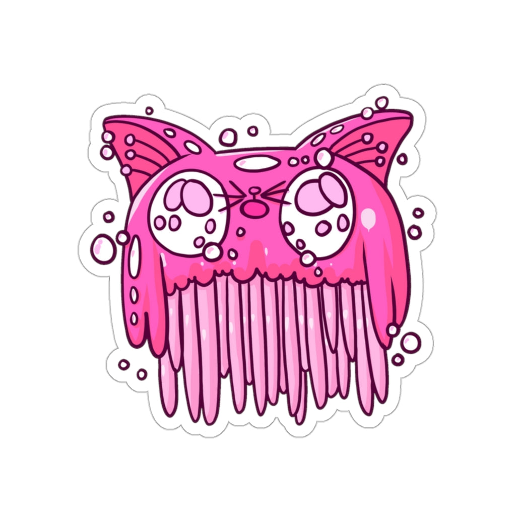 Tentacles Cat Die-Cut Sticker