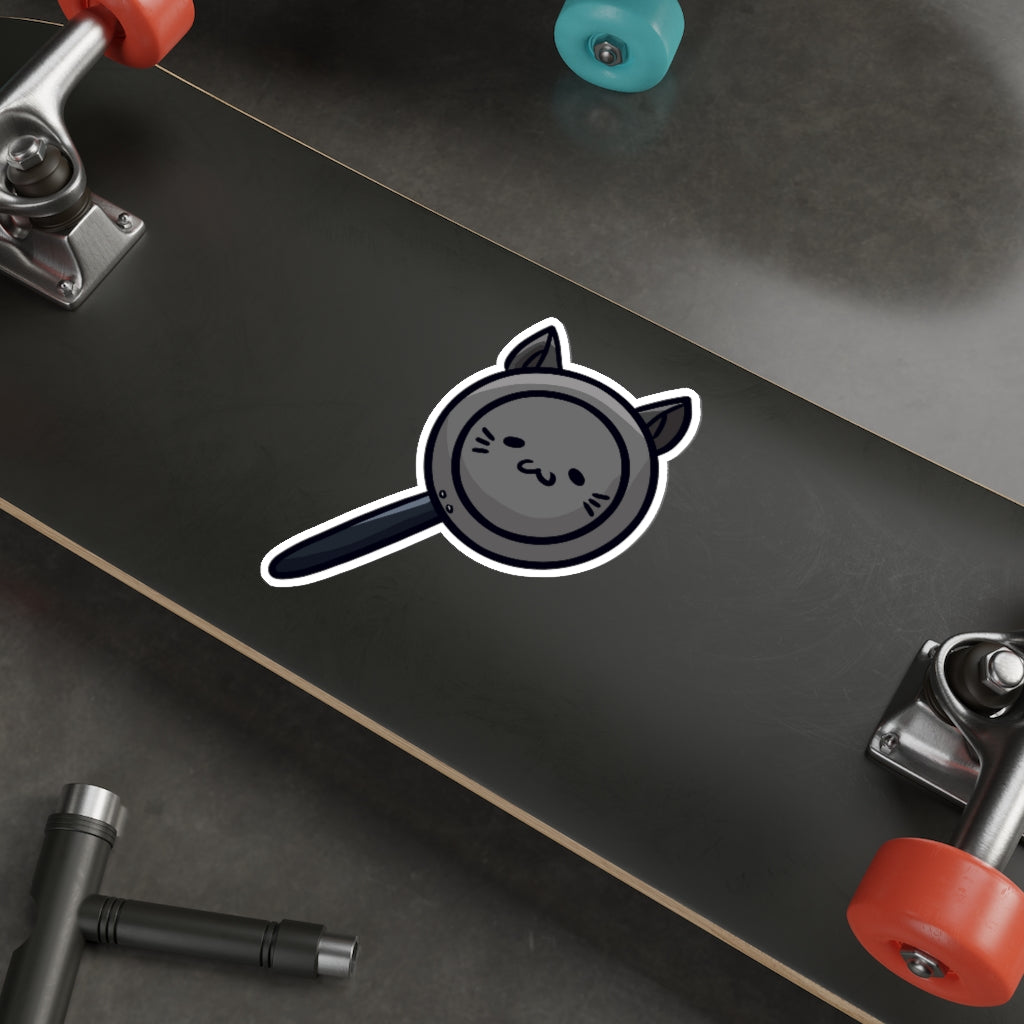 Pan Cat Die-Cut Sticker