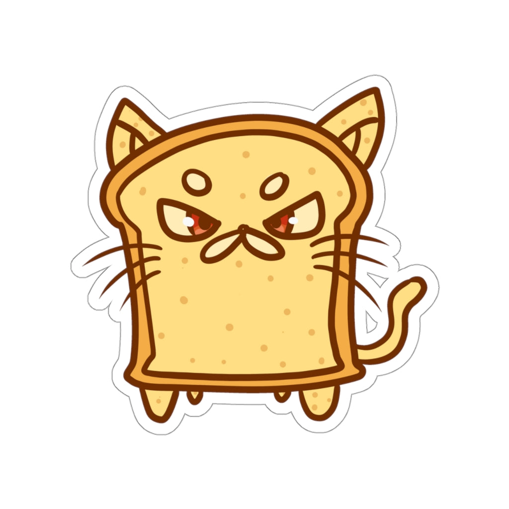 Bread Cat Die-Cut Sticker