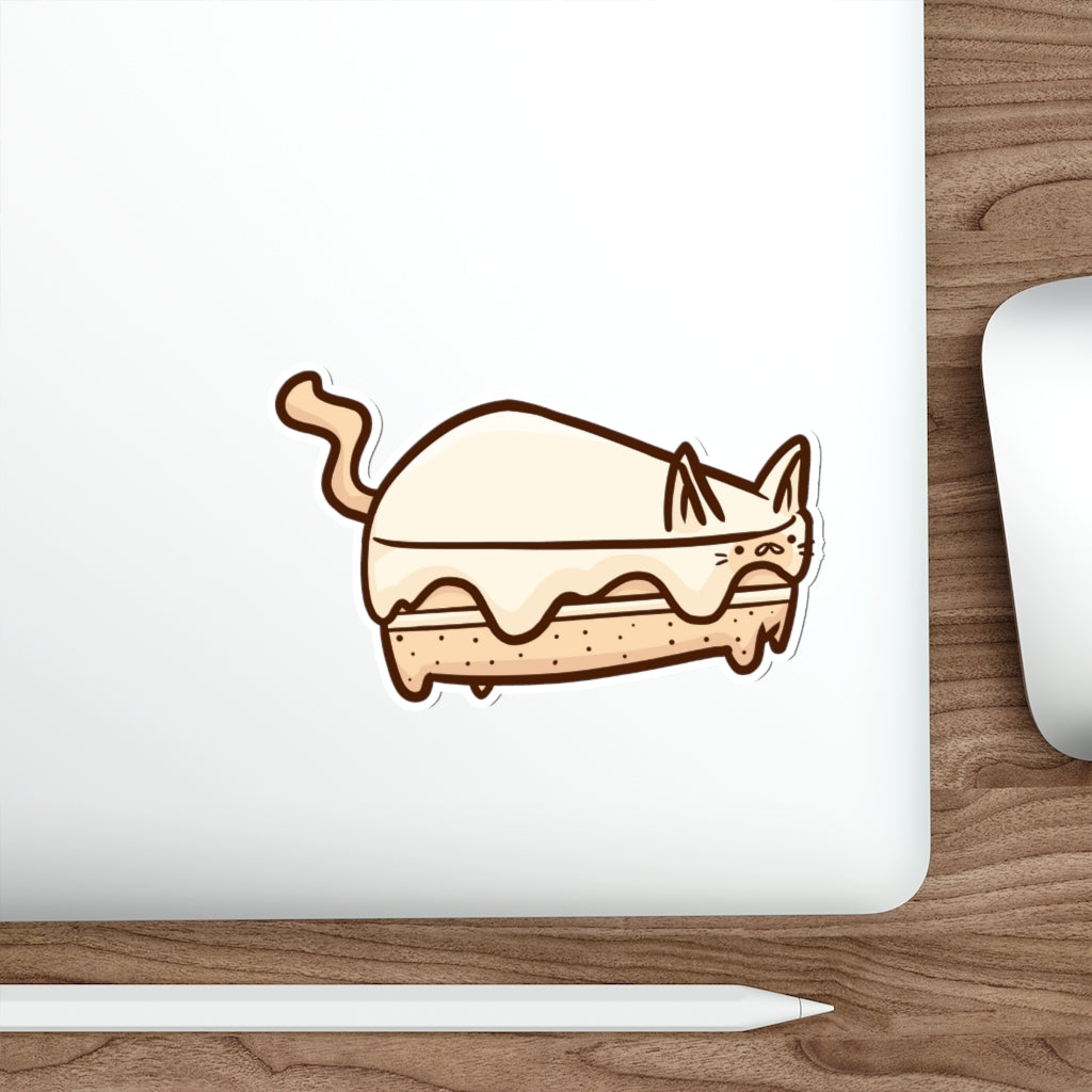 Cake Cat Die-Cut Sticker