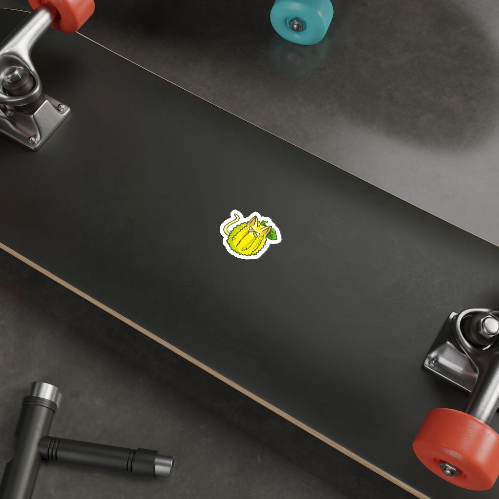 Jackfruit Cat Die-Cut Sticker