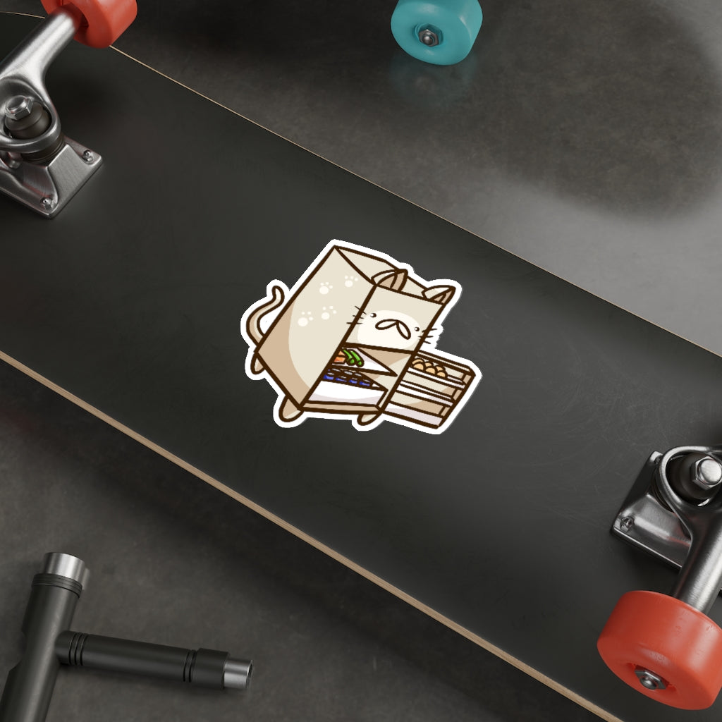 Fridge Cat Die-Cut Sticker