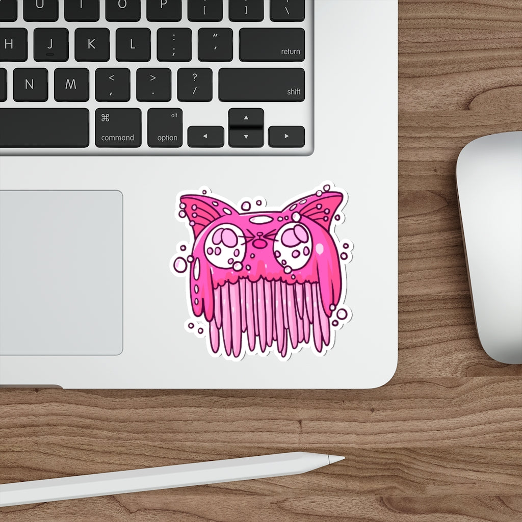 Tentacles Cat Die-Cut Sticker