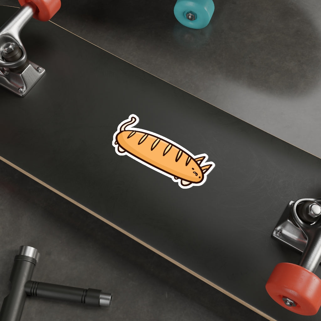 Baguette Cat Die-Cut Sticker