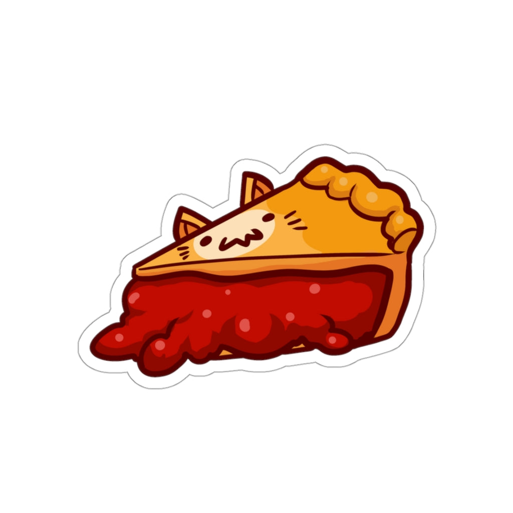 Berry Pie Cat Die-Cut Sticker