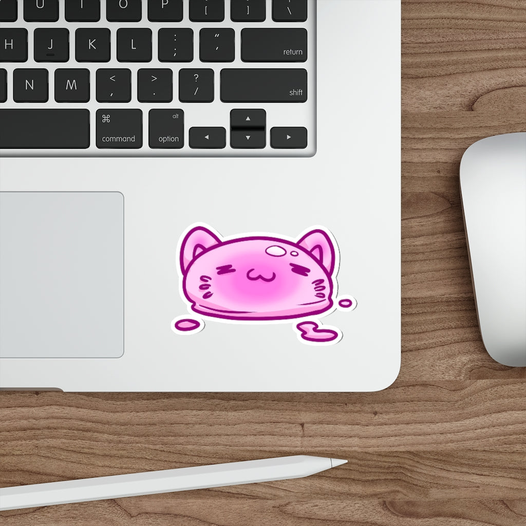 Slime Cat Die-Cut Sticker