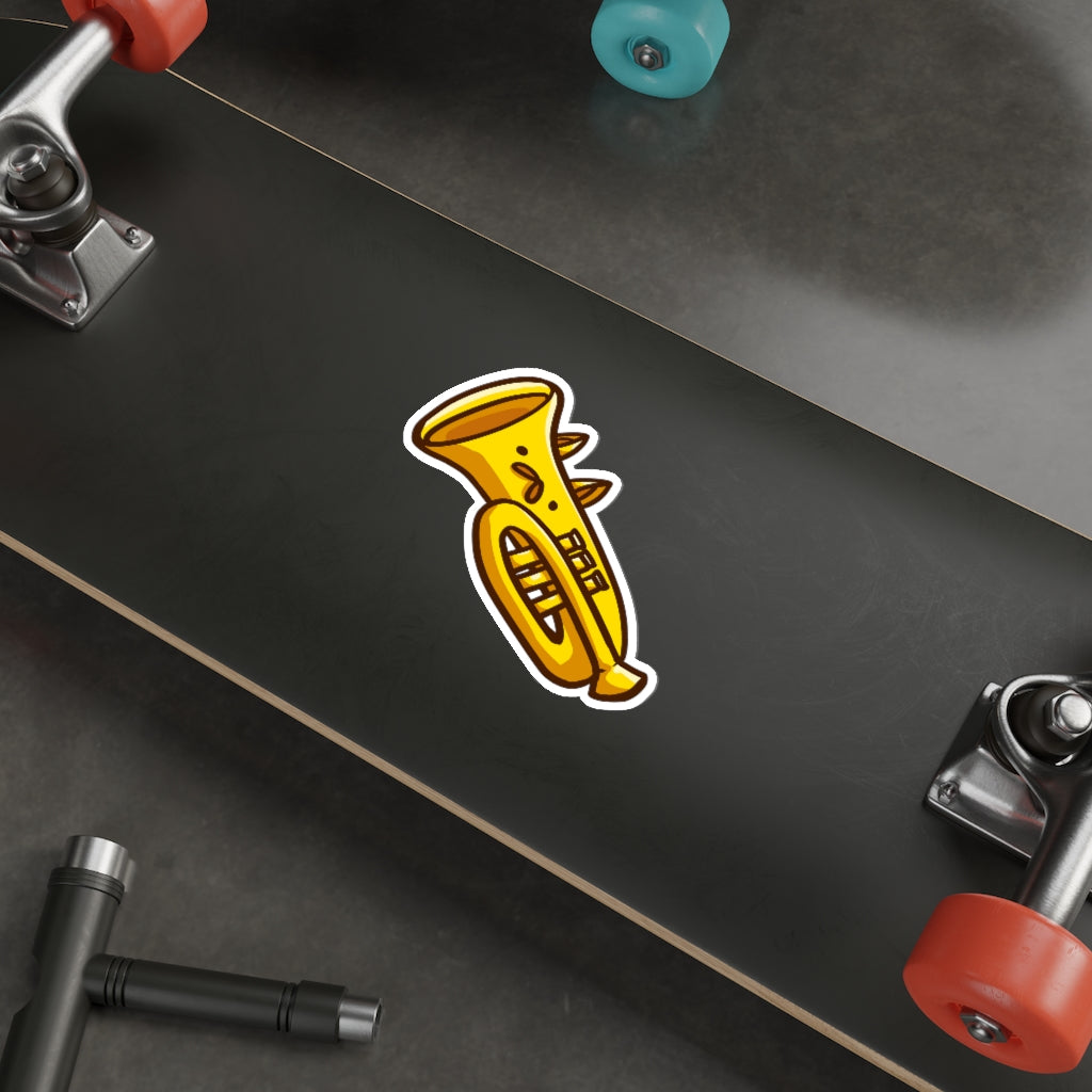 Cornet Cat Die-Cut Sticker