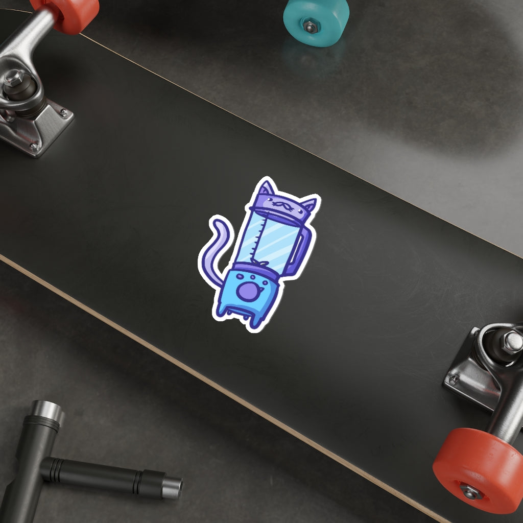 Blender Cat Die-Cut Sticker