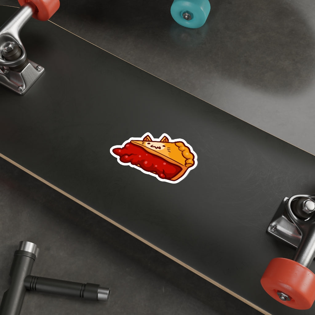 Berry Pie Cat Die-Cut Sticker