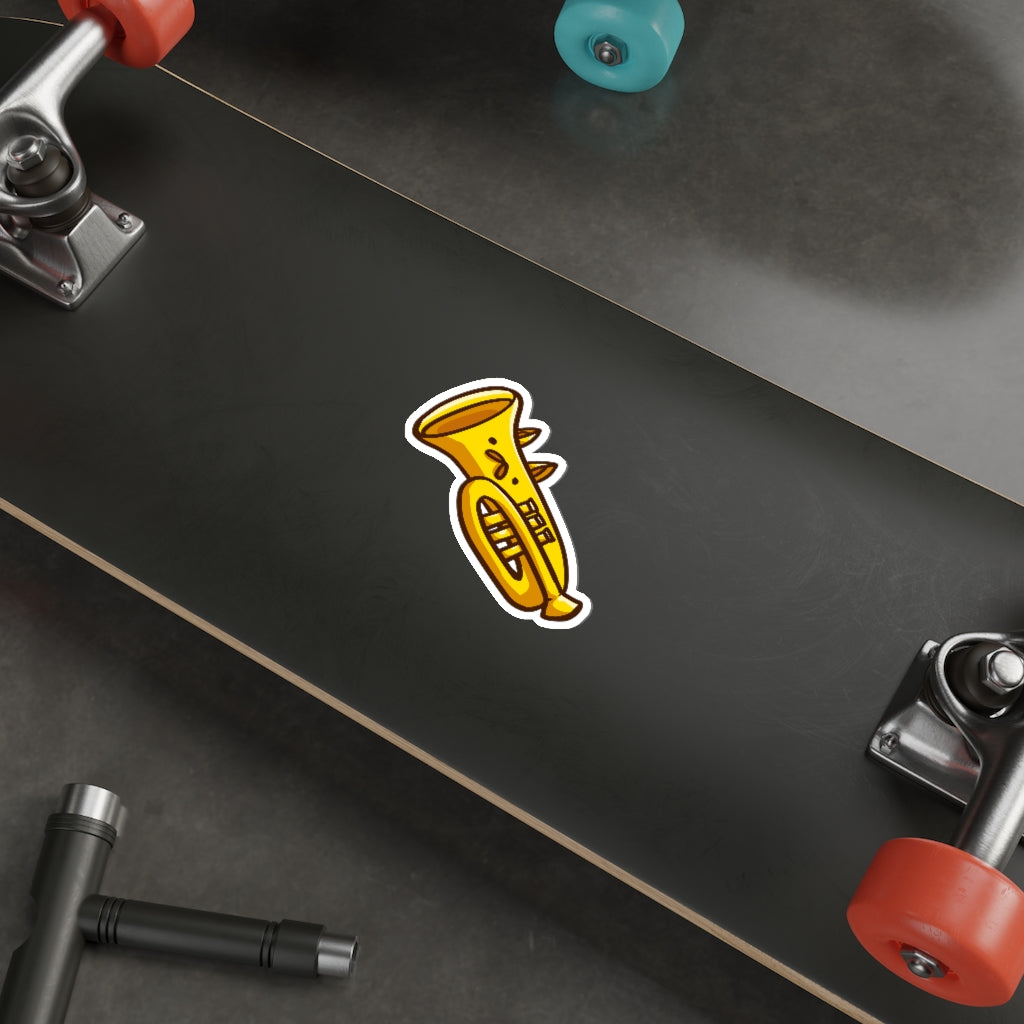 Cornet Cat Die-Cut Sticker