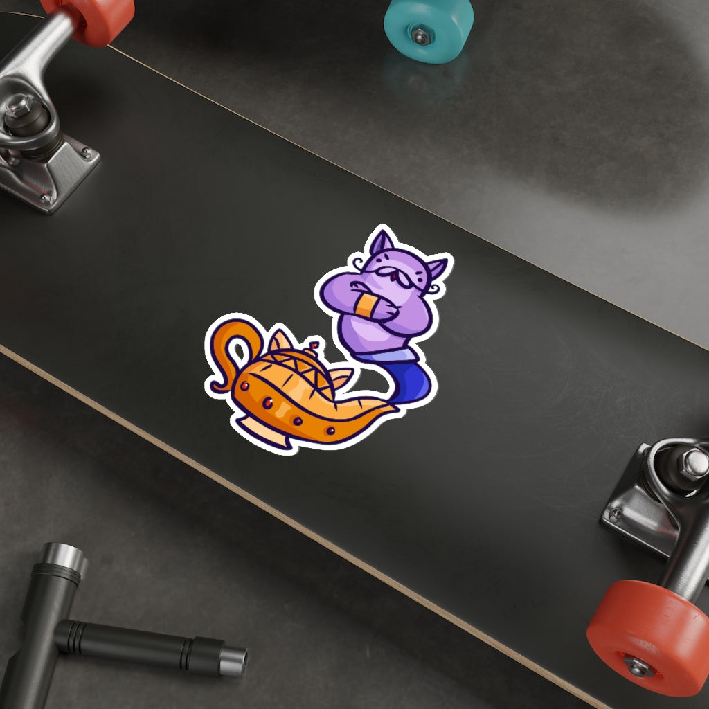 Djinn Cat Die-Cut Sticker