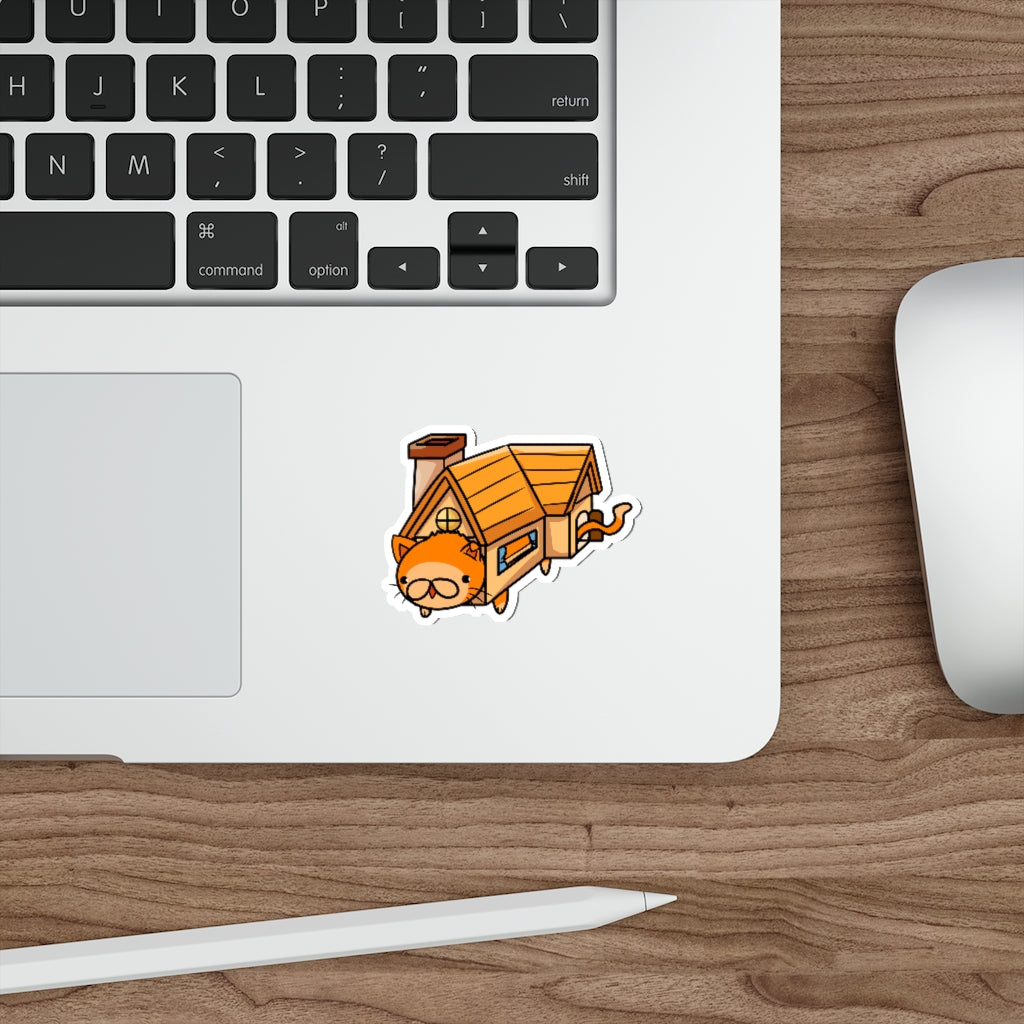 House Cat Die-Cut Sticker