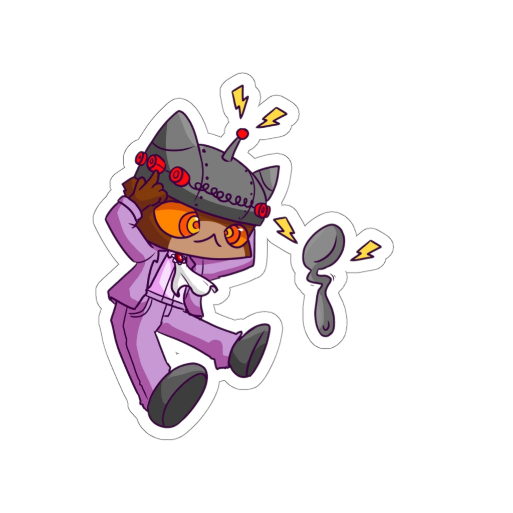 Psychic Cat Die-Cut Sticker