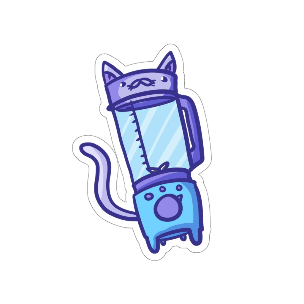 Blender Cat Die-Cut Sticker