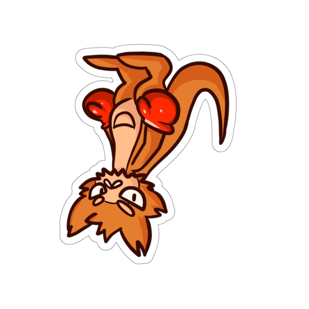 Kangaroo Cat Die-Cut Sticker