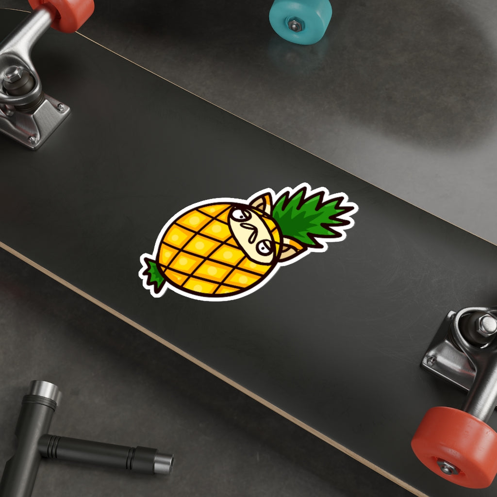Pineapple Cat Die-Cut Sticker