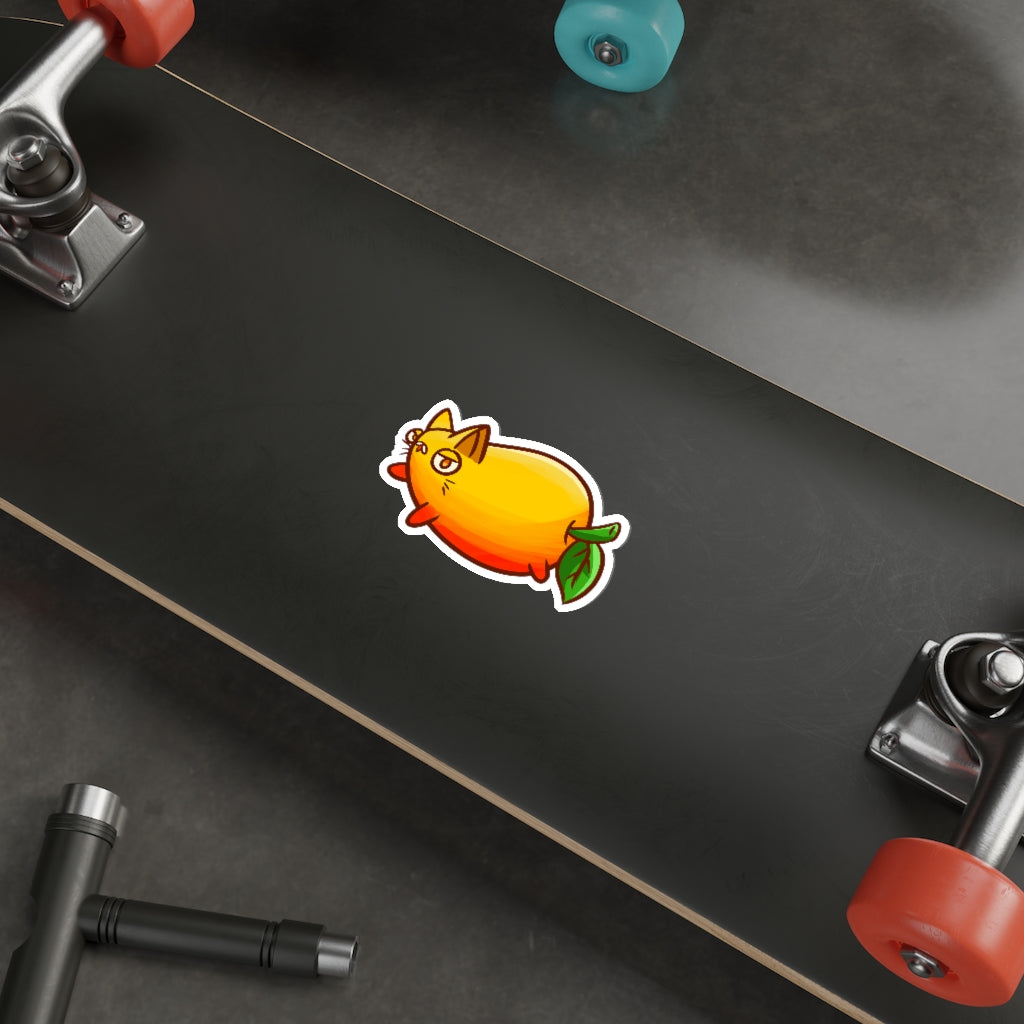 Mango Cat Die-Cut Sticker