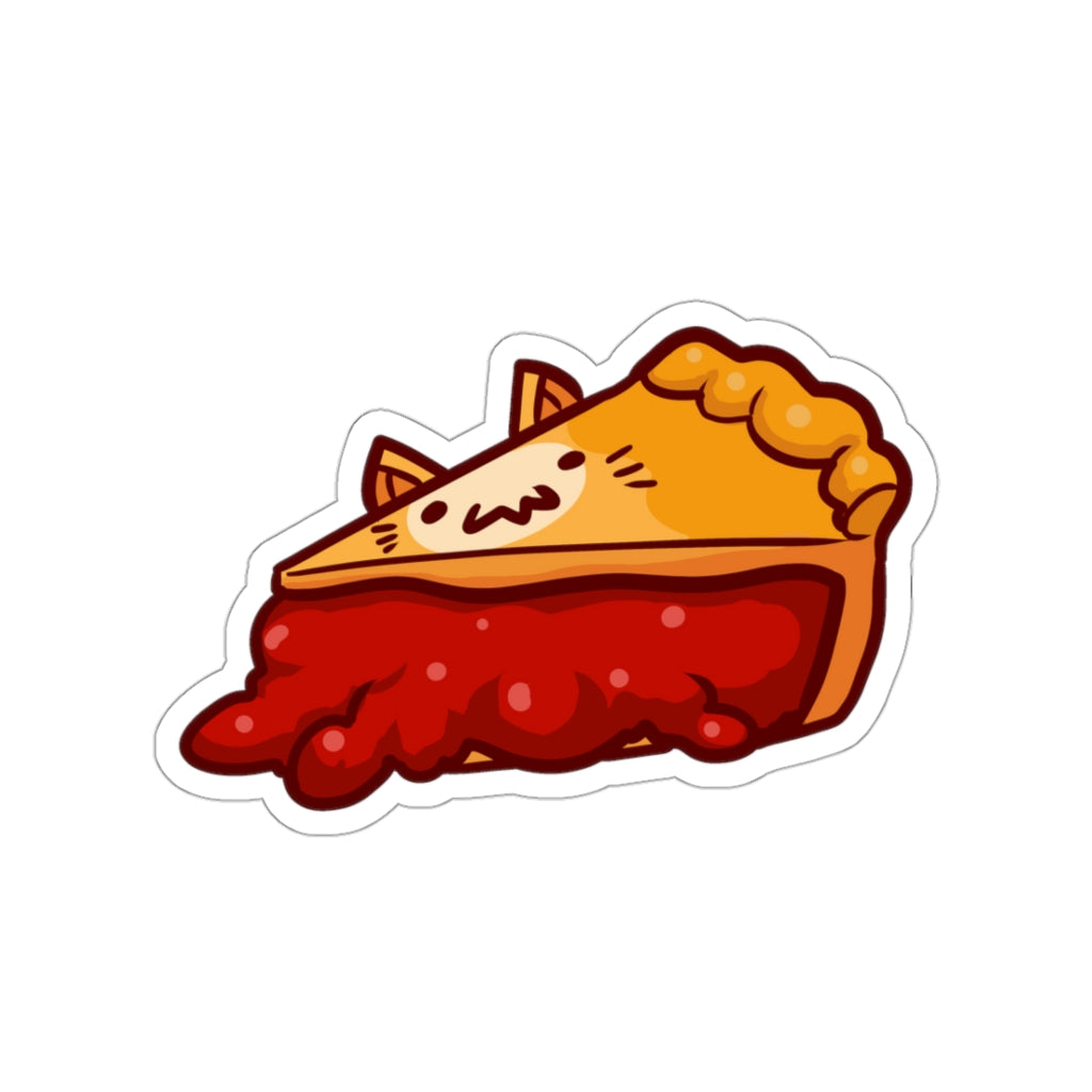 Berry Pie Cat Die-Cut Sticker
