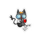 Academic Cat Die-Cut Sticker