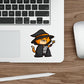 Witch Cat Die-Cut Sticker