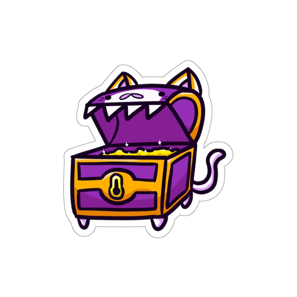 Mimic Cat Die-Cut Sticker
