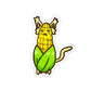 Corn Cat Die-Cut Sticker