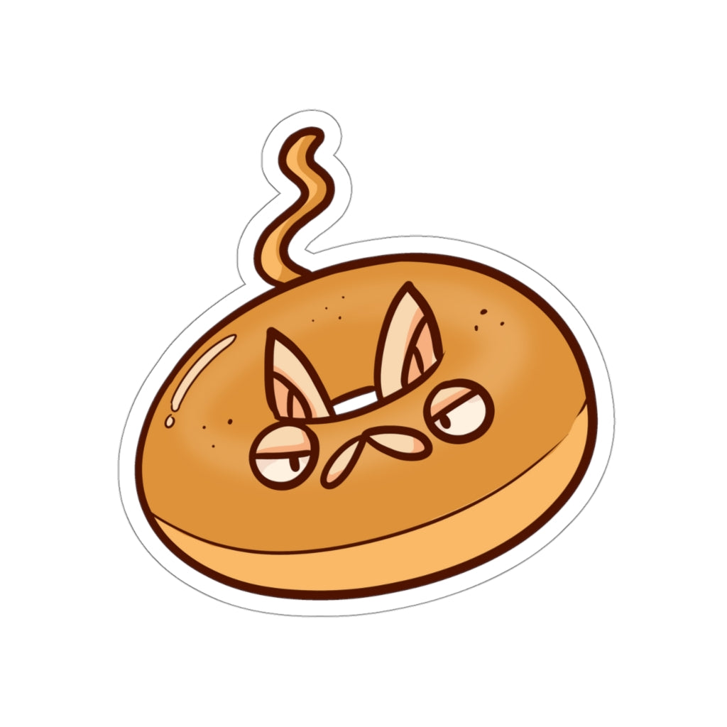Bagel Cat Die-Cut Sticker