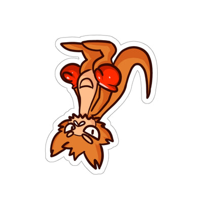 Kangaroo Cat Die-Cut Sticker