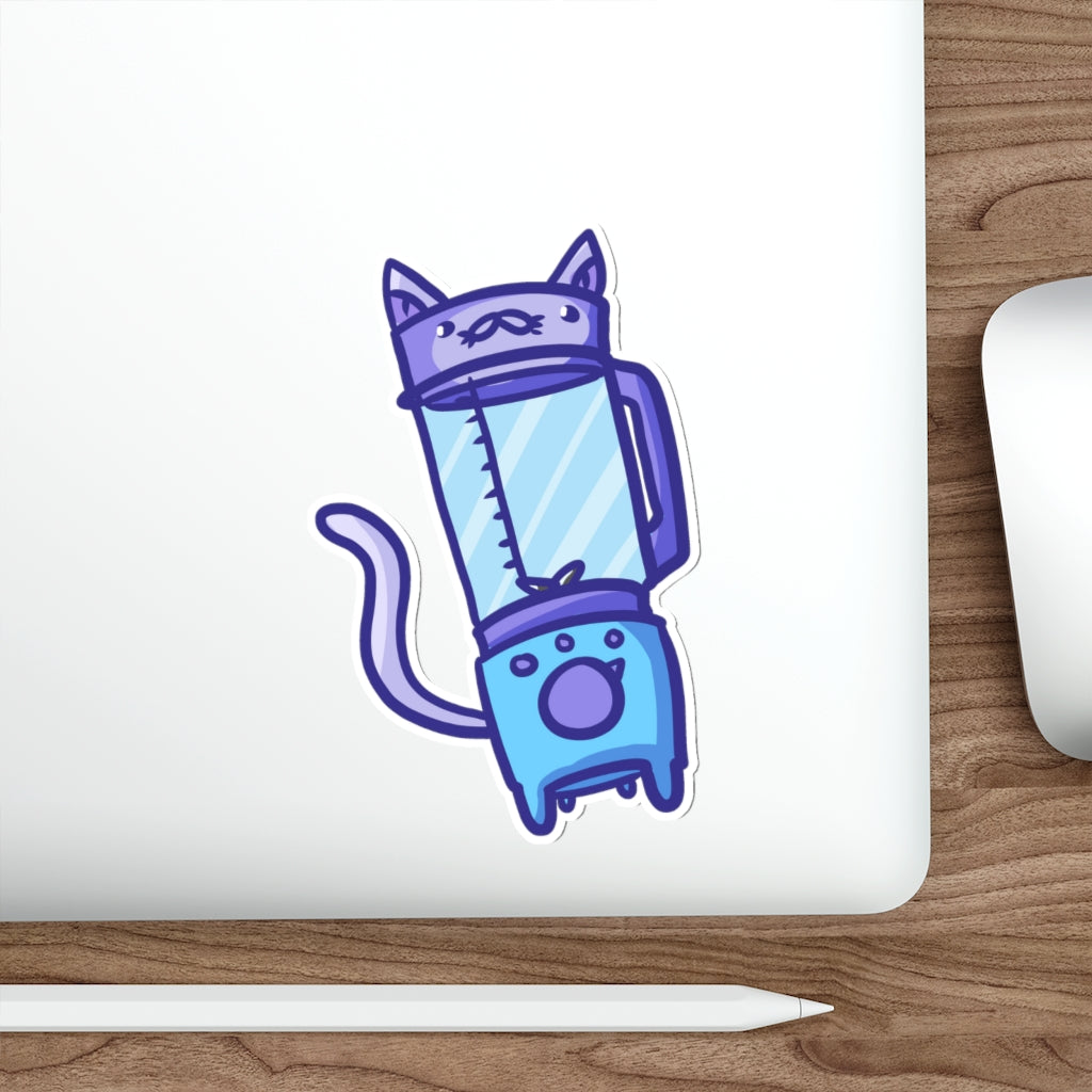 Blender Cat Die-Cut Sticker