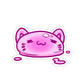 Slime Cat Die-Cut Sticker