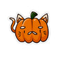 Pumpkin Cat Die-Cut Sticker