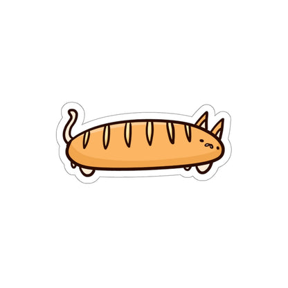 Baguette Cat Die-Cut Sticker