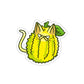 Jackfruit Cat Die-Cut Sticker