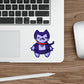 Plush Robot Cat Die-Cut Sticker