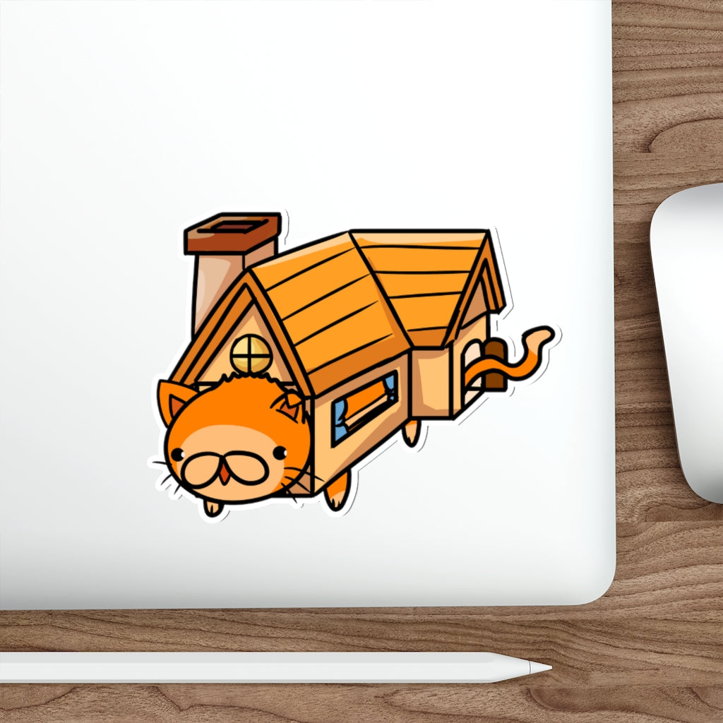 House Cat Die-Cut Sticker