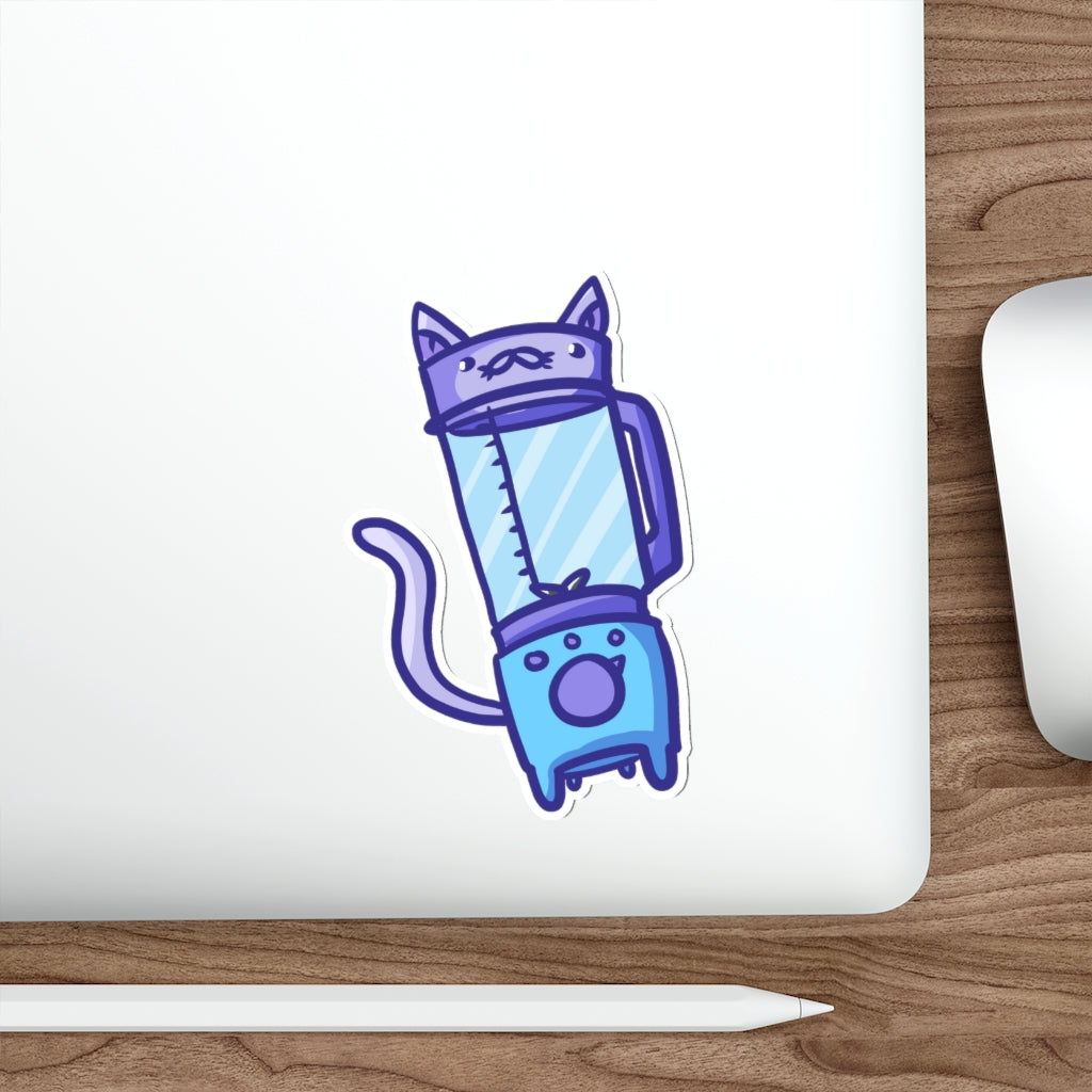 Blender Cat Die-Cut Sticker