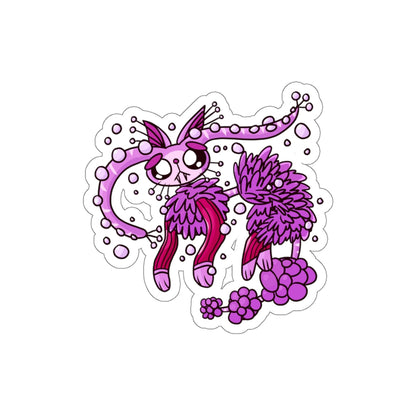 Suction Cup Cat Die-Cut Sticker