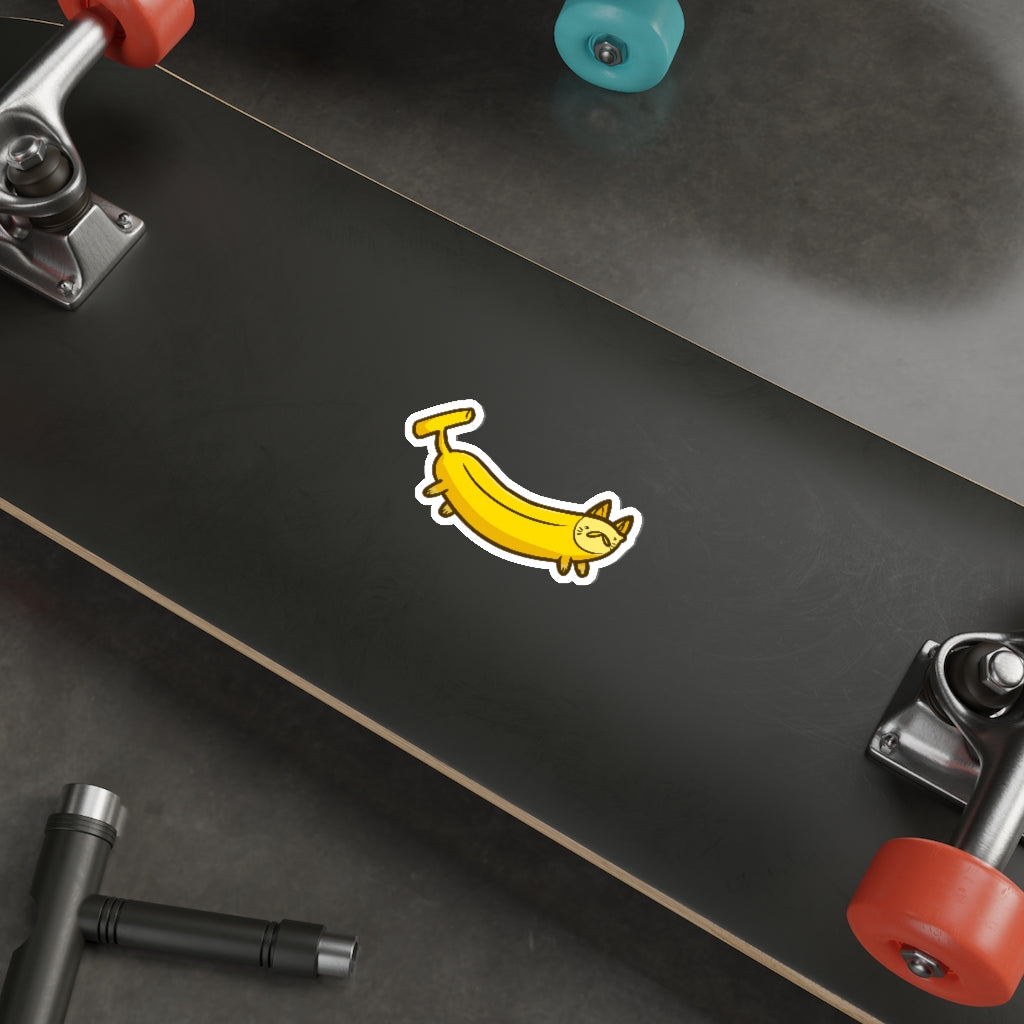Banana Cat Die-Cut Sticker