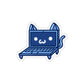 Laptop Cat Die-Cut Sticker