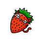 Strawberry Cat Die-Cut Sticker